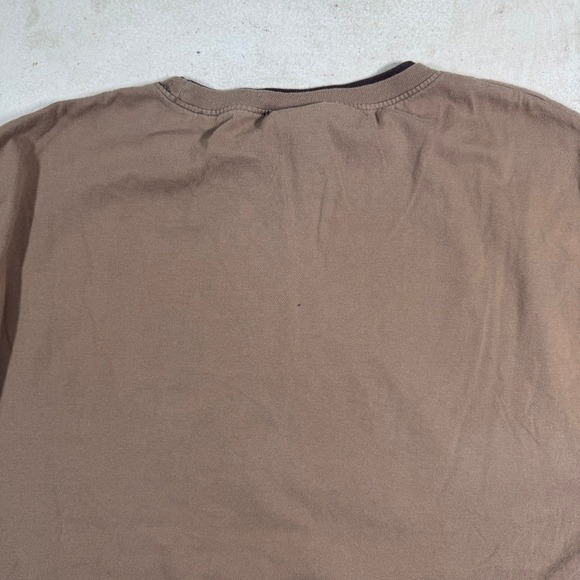 Vintage Notorious BIG Double Layered Long Sleeve Shirt XXL Brown Tan Y2K Skater - Picture 9 of 12